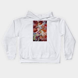 Sea Dragon Watercolour Kids Hoodie